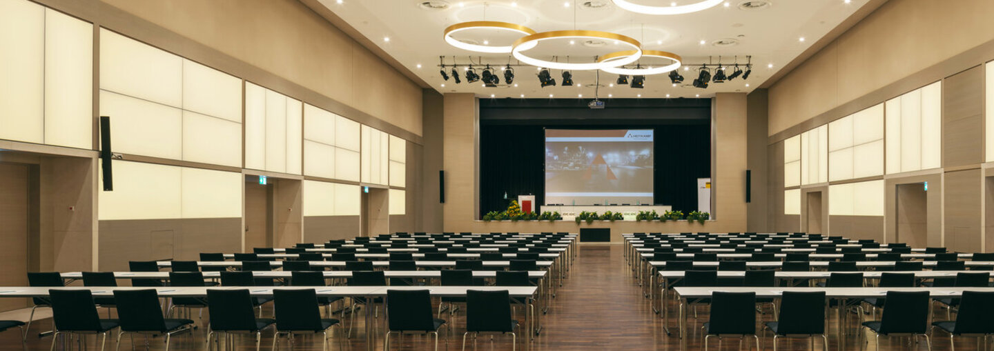 The rooms of Kongress Dortmund at a glance